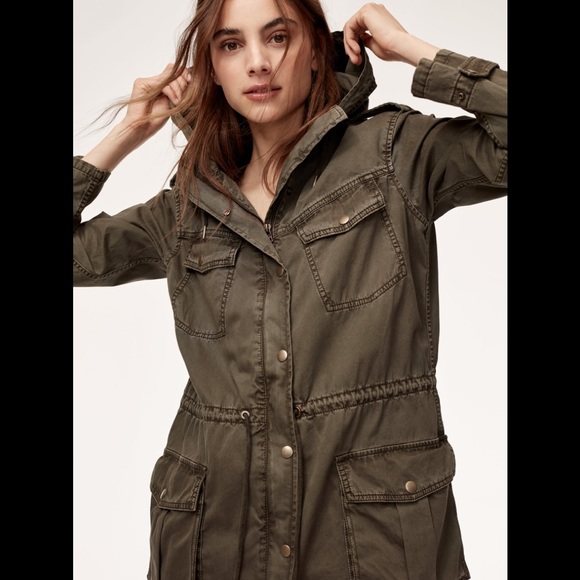 aritzia green jacket
